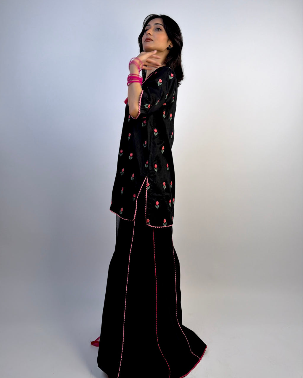 3 PIECE EMBROIDERED SUIT