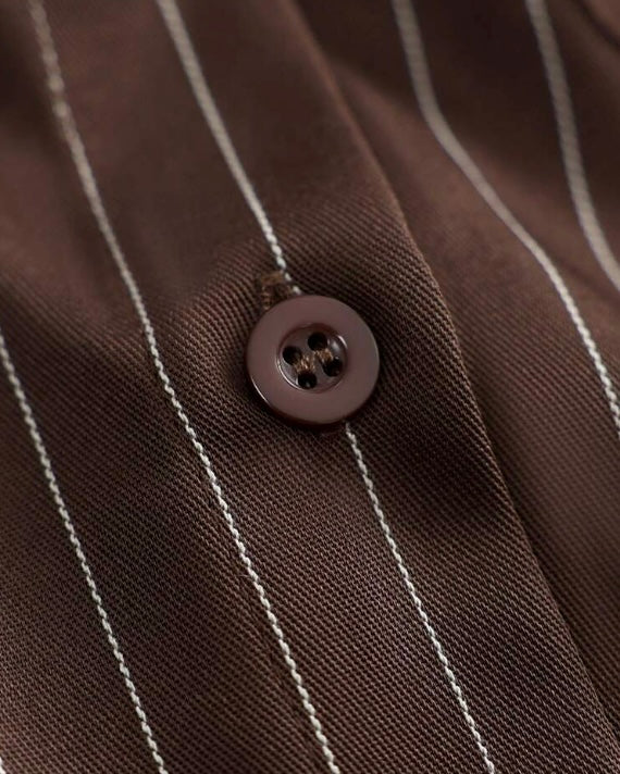Brown Button-Down Shirt