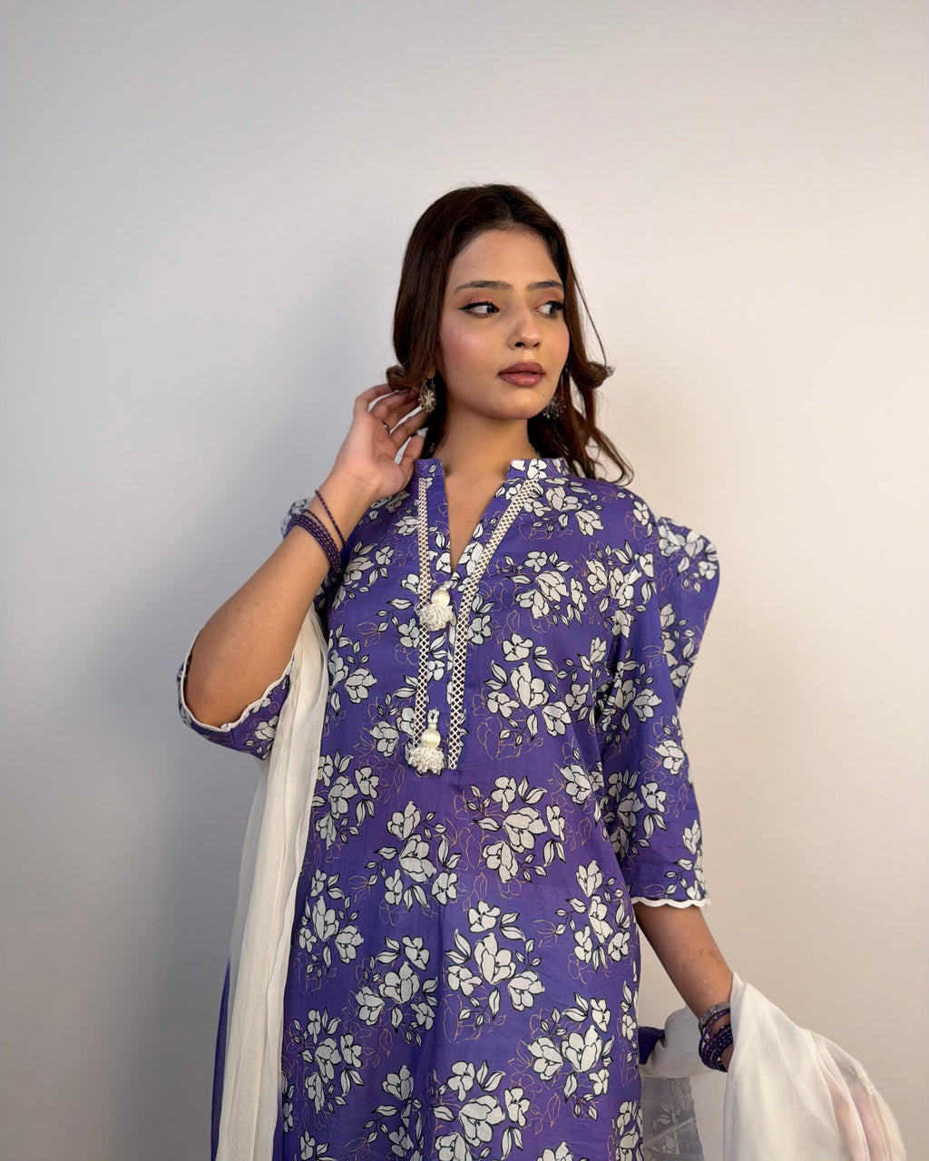 3 PIECE PRINTED SUIT