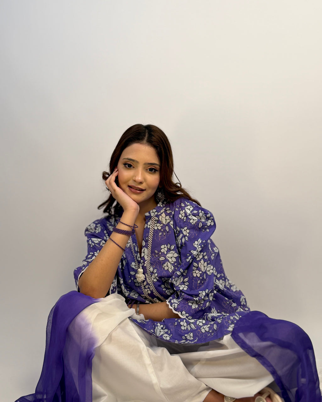 3 PIECE PRINTED SUIT