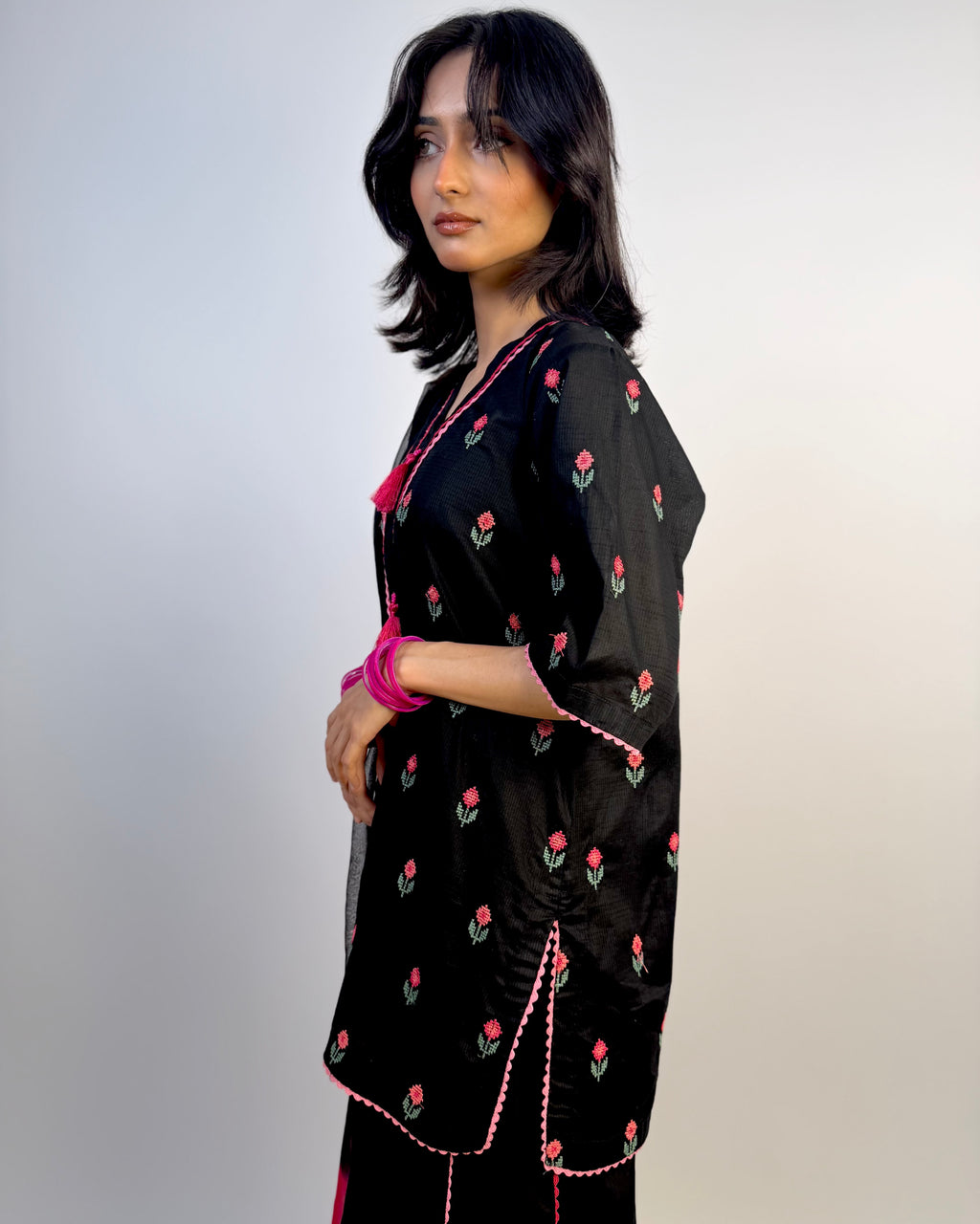 3 PIECE EMBROIDERED SUIT