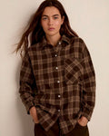 Brown Button-Down Shirt