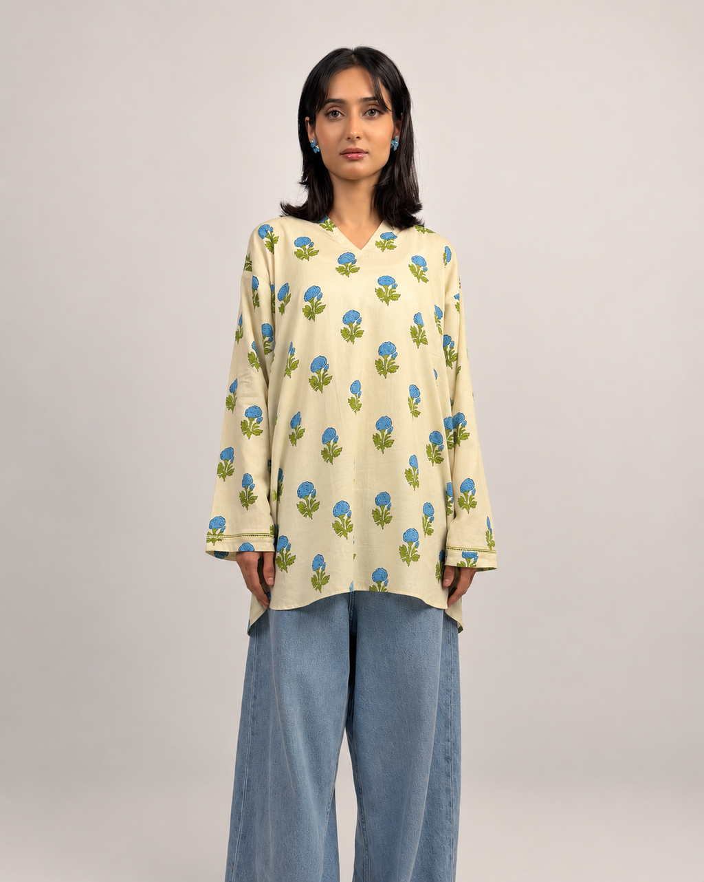 1 PIECE PRINTED KURTI