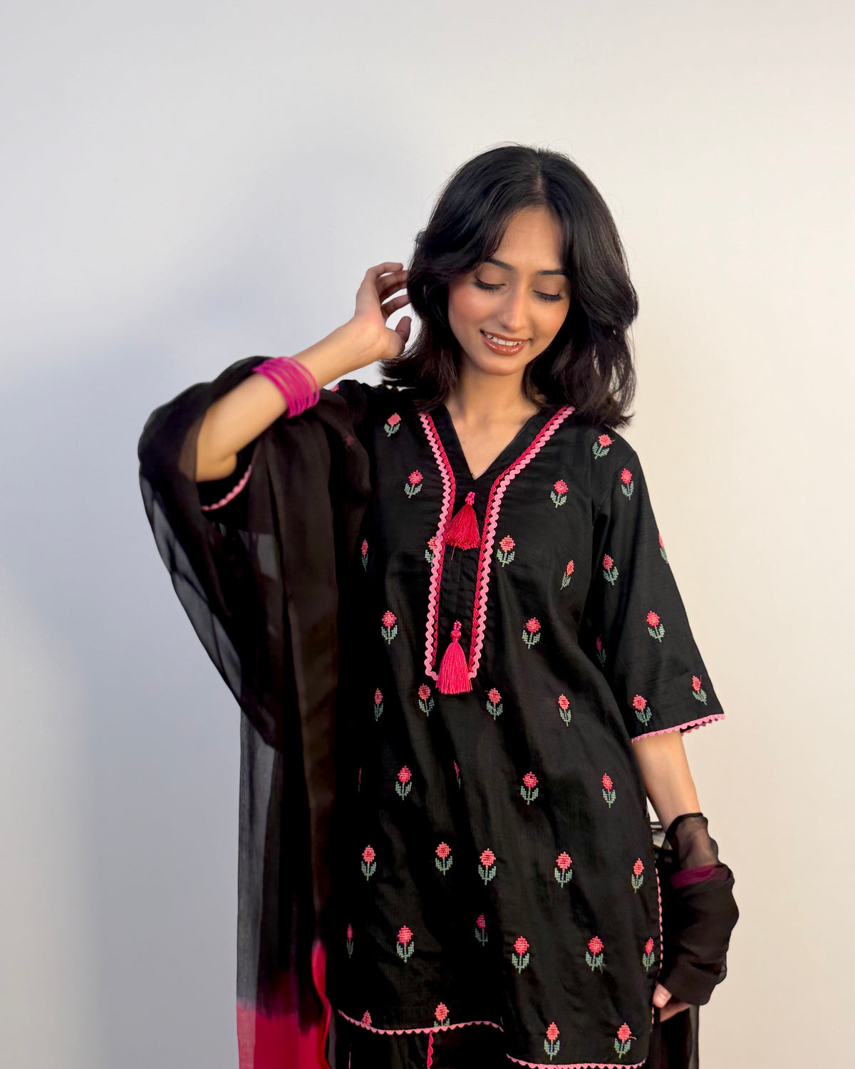 3 PIECE EMBROIDERED SUIT