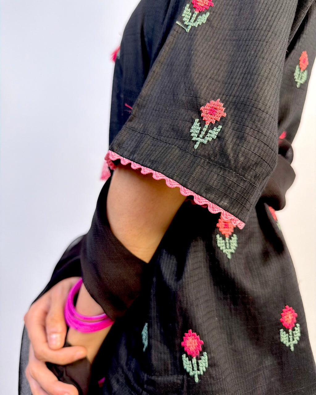 3 PIECE EMBROIDERED SUIT