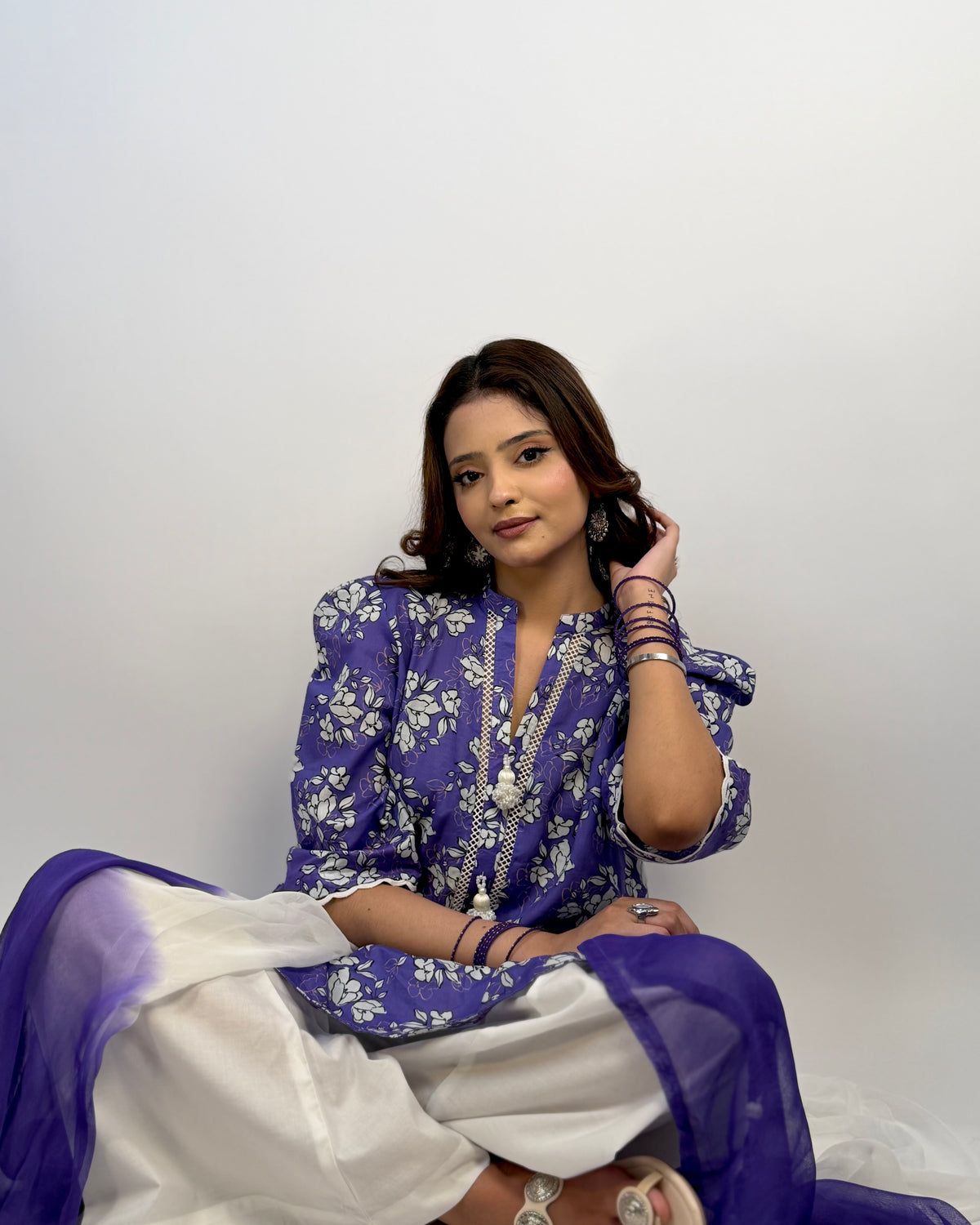 3 PIECE PRINTED SUIT