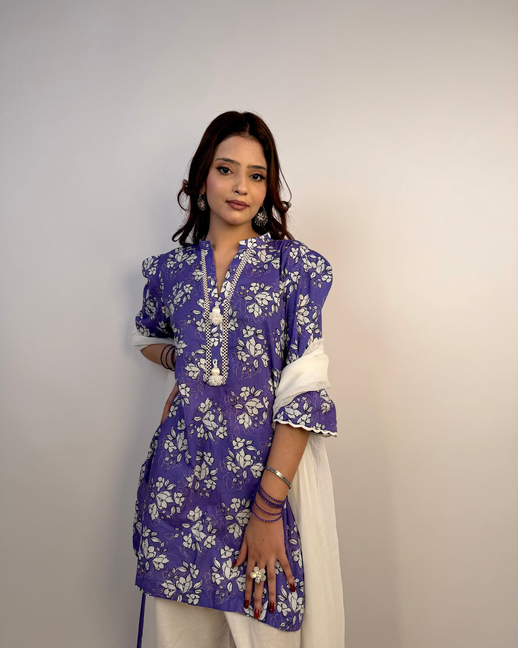 3 PIECE PRINTED SUIT