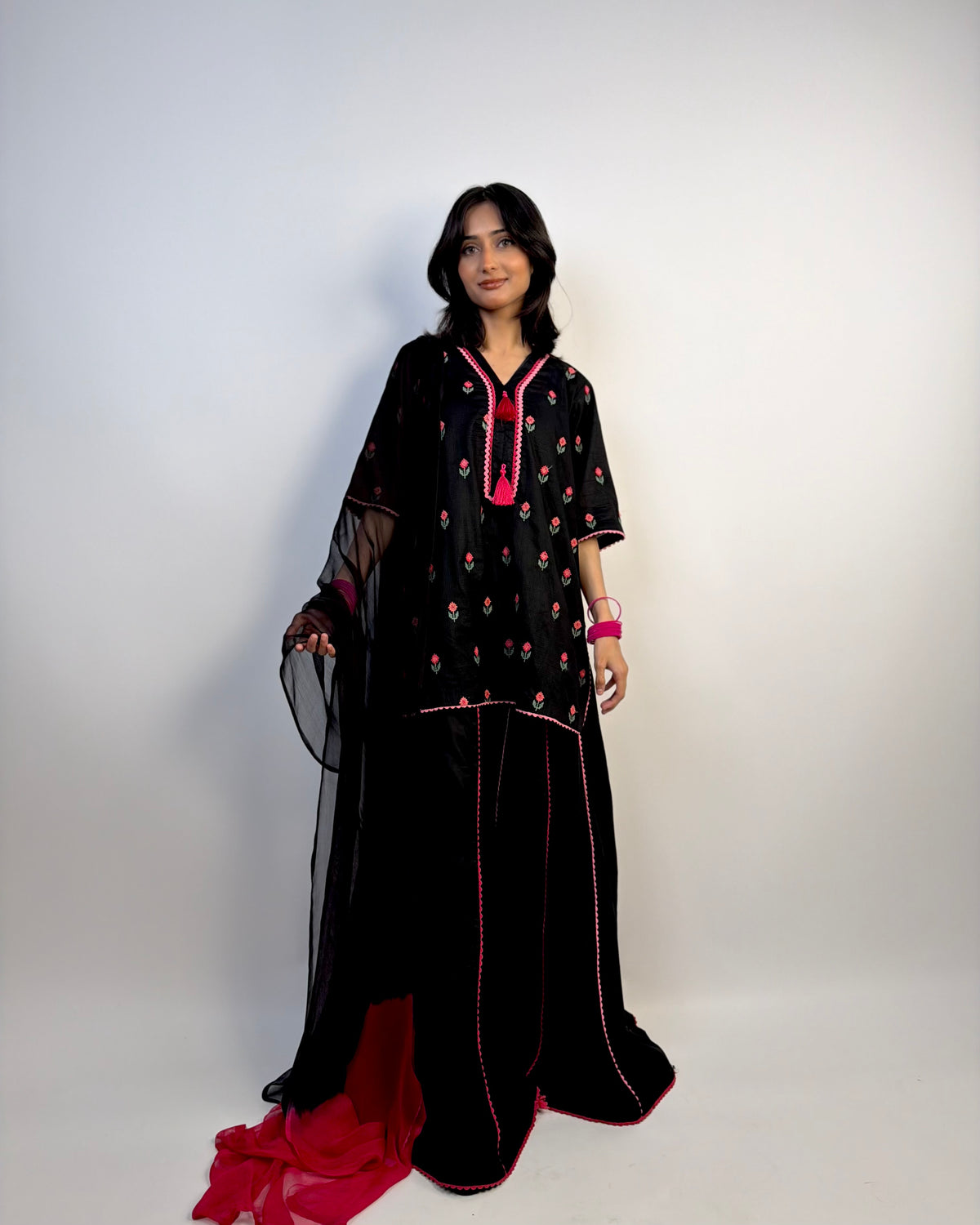3 PIECE EMBROIDERED SUIT