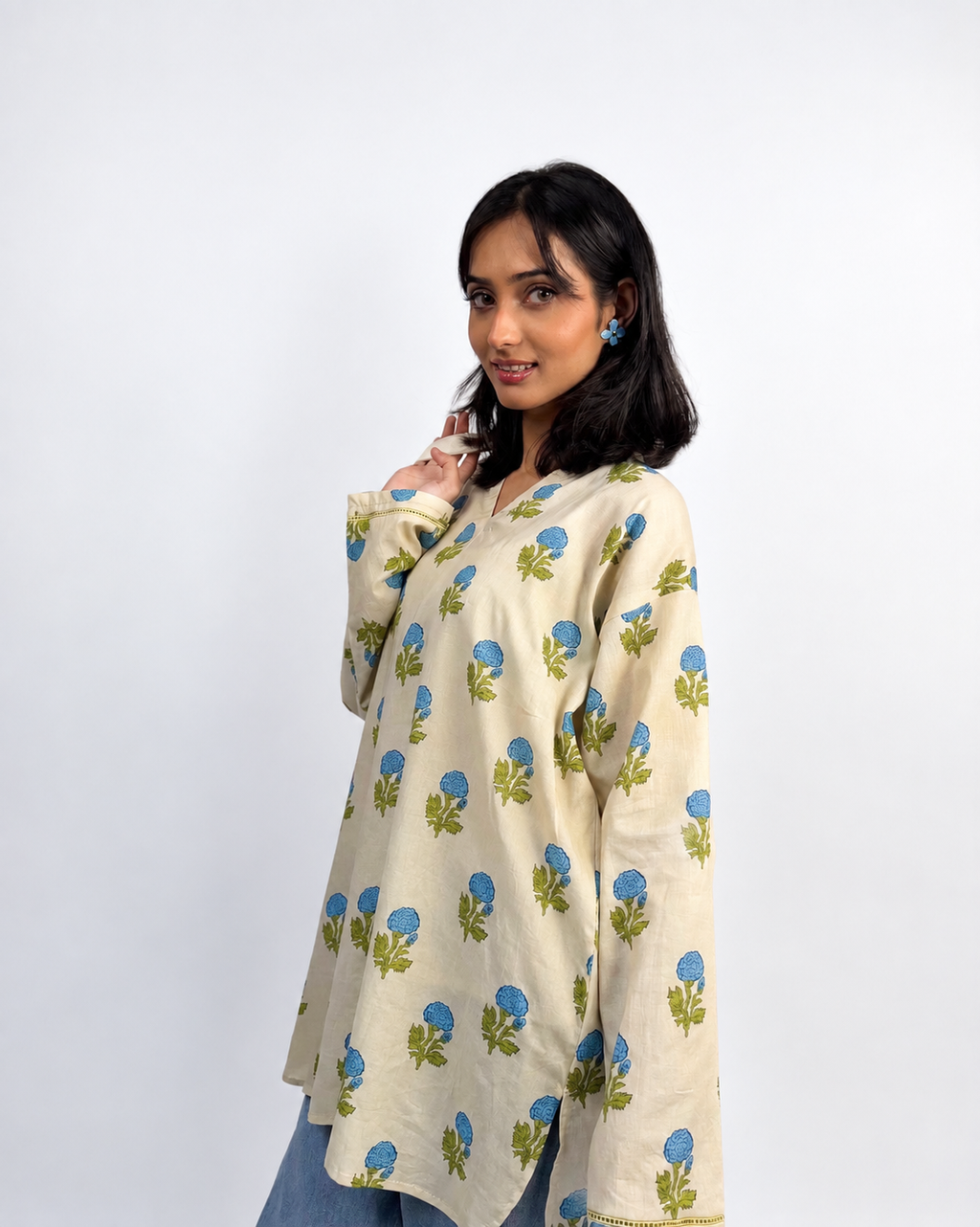 1 PIECE PRINTED KURTI