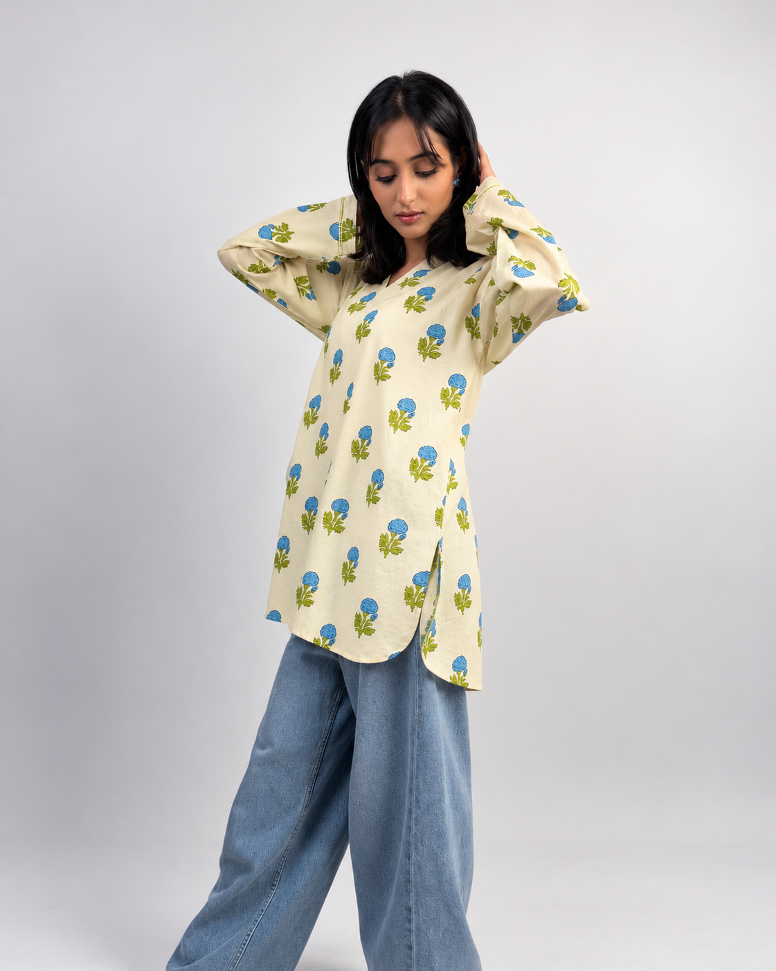 1 PIECE PRINTED KURTI