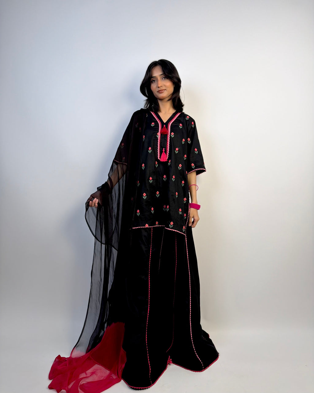 3 PIECE EMBROIDERED SUIT