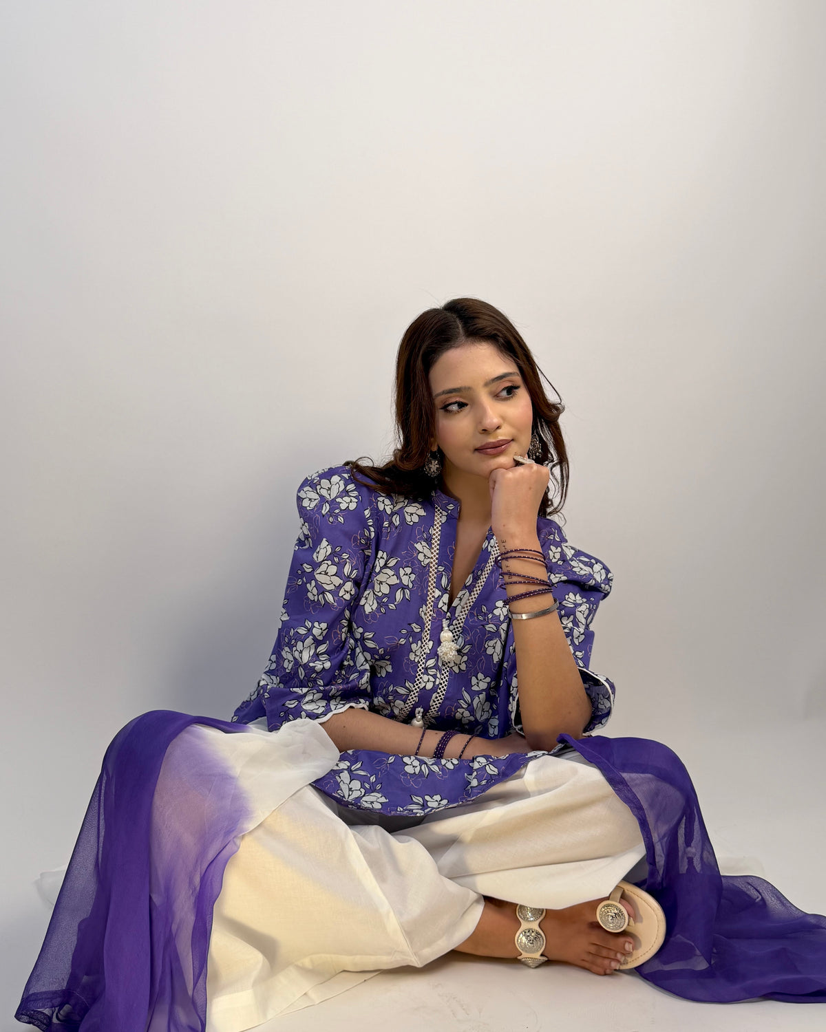 3 PIECE PRINTED SUIT