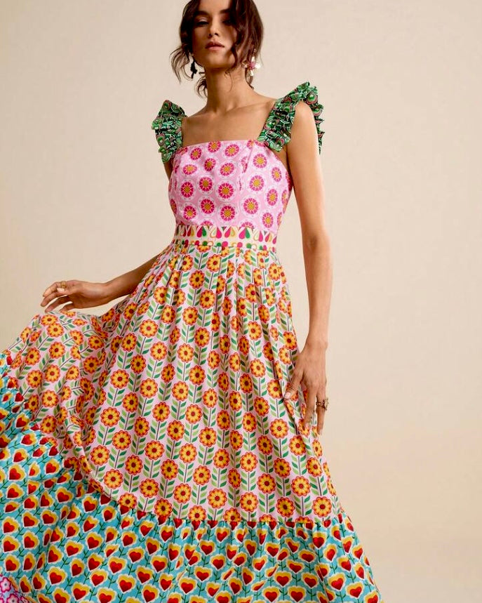 Floral Fit & Flare Dress