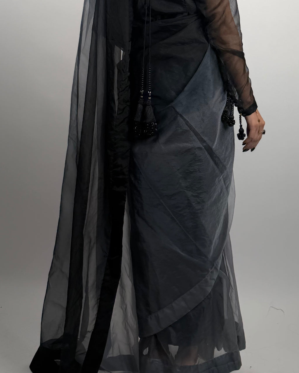 2 SHADES ORGANZA SAREE