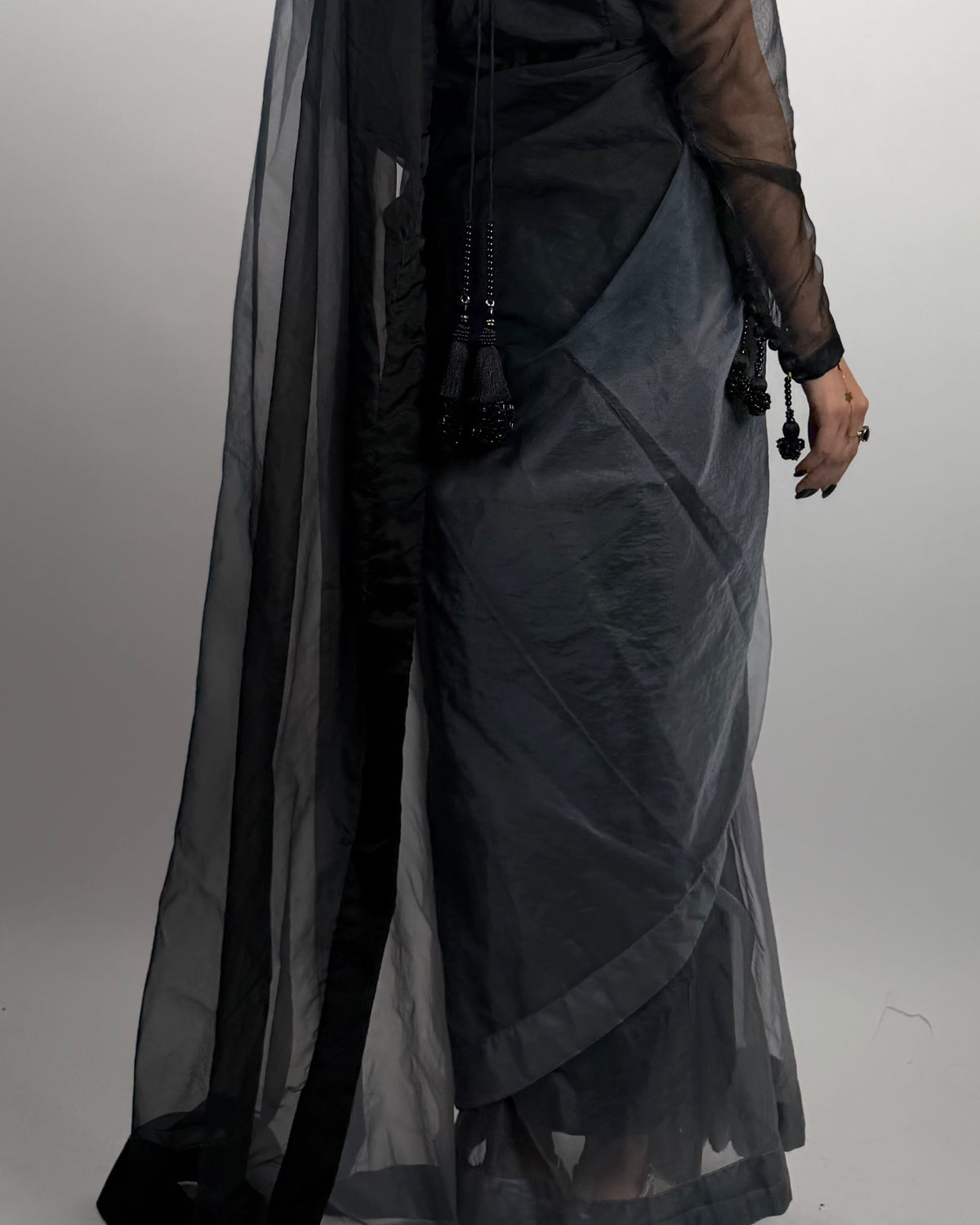 2 SHADES ORGANZA SAREE