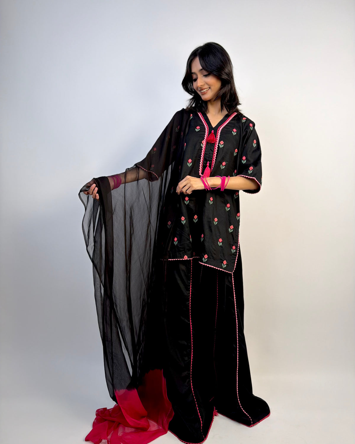 3 PIECE EMBROIDERED SUIT